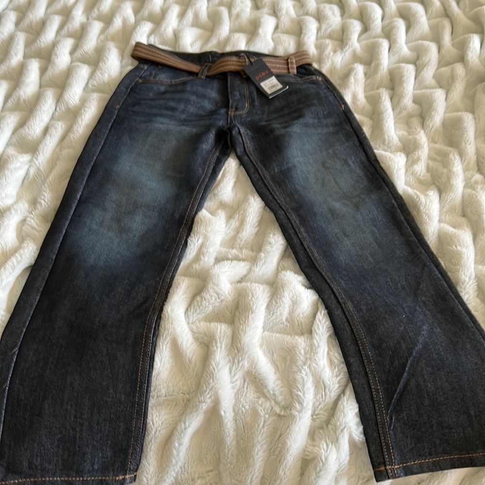 Girls size 10 , belted PD&C jeans.. new